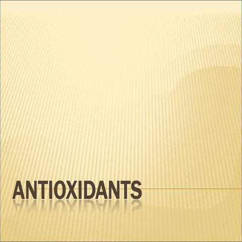 Antioxidants