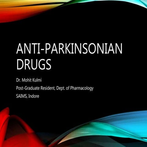 Anti parkinsonian drugs