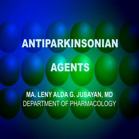 Antiparkinsons