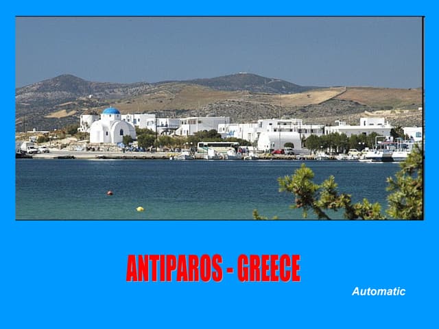 ANTIPAROS - GREECE