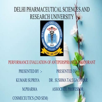 Antiperspirant and deo