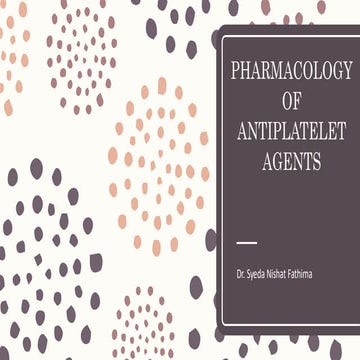 Pharmacology of the antiplatelet agents.pdf