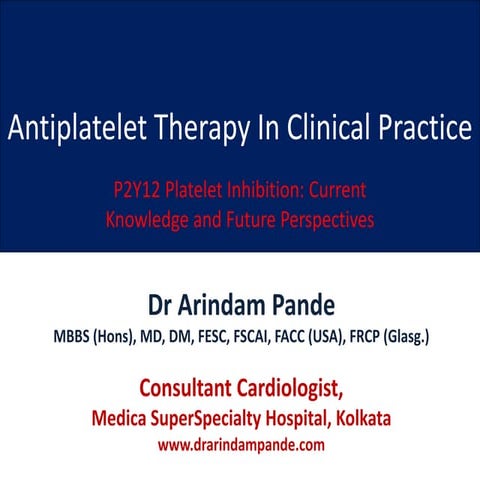 Antiplatelet therapy