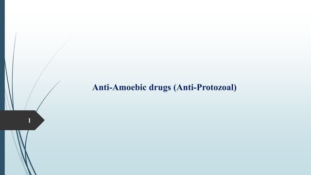 Antiprotozoal Drugs.pptx