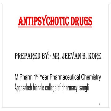 Anti Psychotic Drugs AMC, Chemistry Pharmacology.pdf