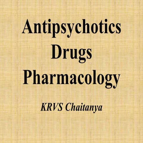 Antipsychotics agents 