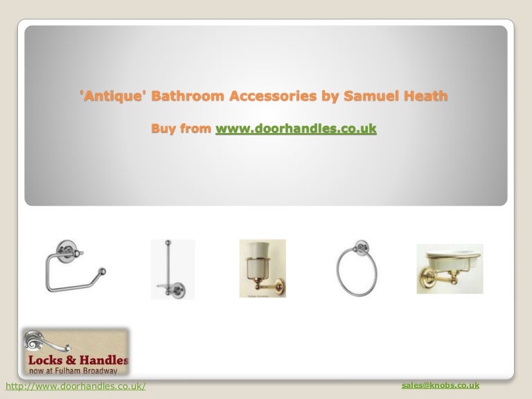 Antique Bathroom Accessories