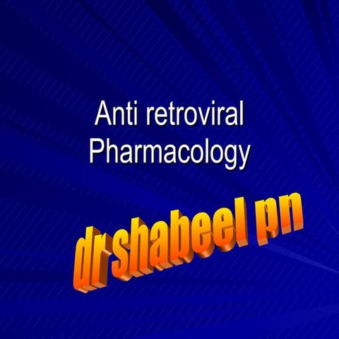 Antiretrovirals
