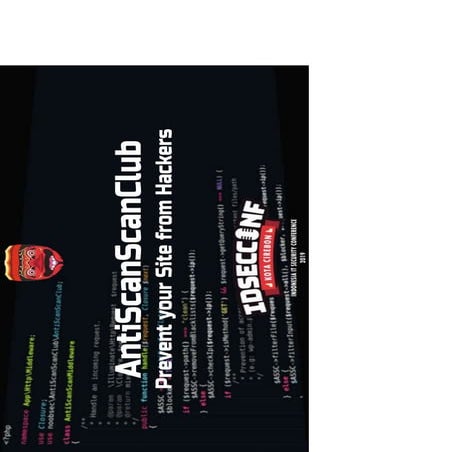 Anti scanscanclub, prevent your site from hackers