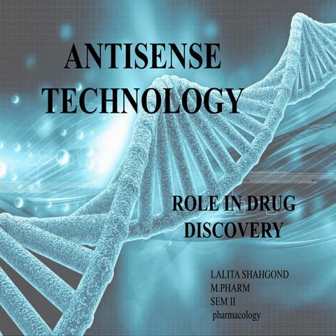 Antisense technology