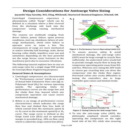 Design Considerations for Antisurge Valve Sizing