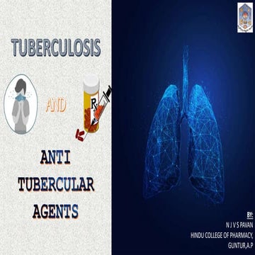 TUBERCULOSIS AND  ANTI-TUBERCULAR AGENTS