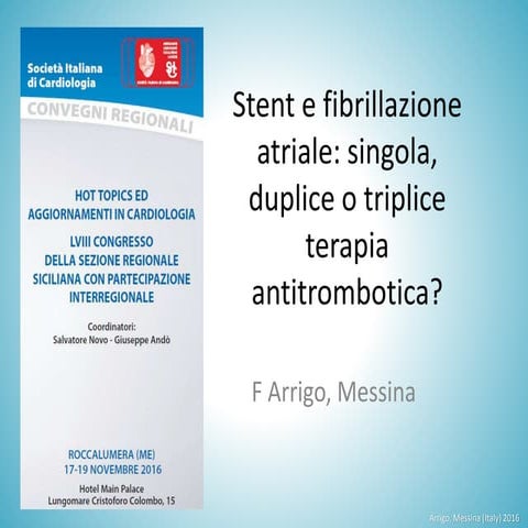 Antithrombotic therapy after pci in atrial fibrillation 2016