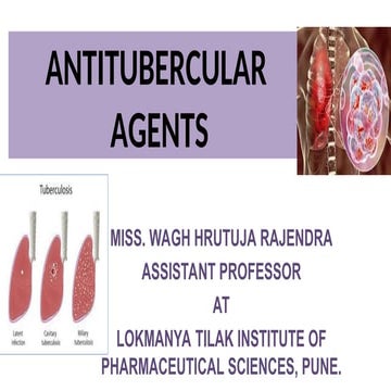 Anti tubercular drug Medicinal Chemistry  III