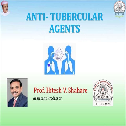 Antitubercular Drugs  Shahare HV