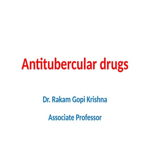 Antitubercular Drugs 01-09-25.pptx for Pharm.D III Year