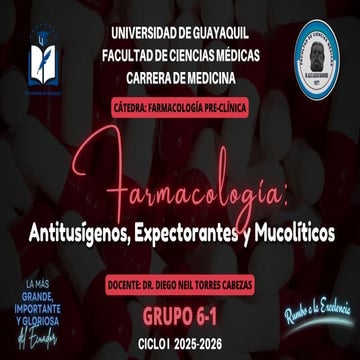 Farmacos Expectorantes | PPTX