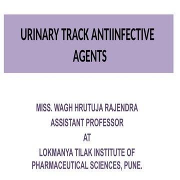 ANTI URINARY TRACK INFECTION AGENT MC III