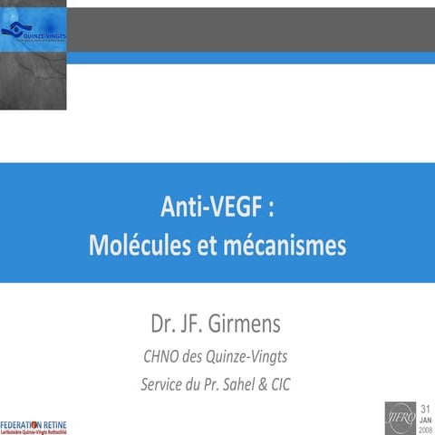 Anti-VEGF : molecules et mecanismes