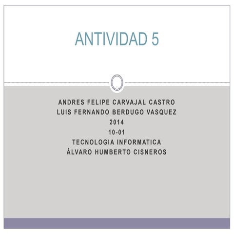 Antividad 5
