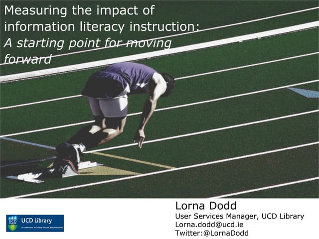 Measuring the Impact of Information Literacy Instruction: A Starting Point fo...