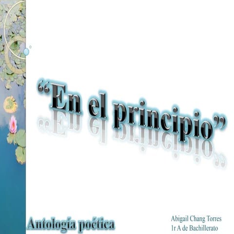 Antología poética.castellano 