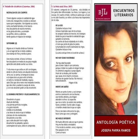 Antología poética Josefa Parra