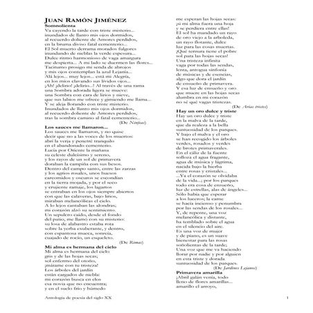 Antología s.xx Juan Ramón Jiménez