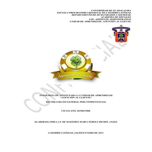 Antologia atencion al cliente