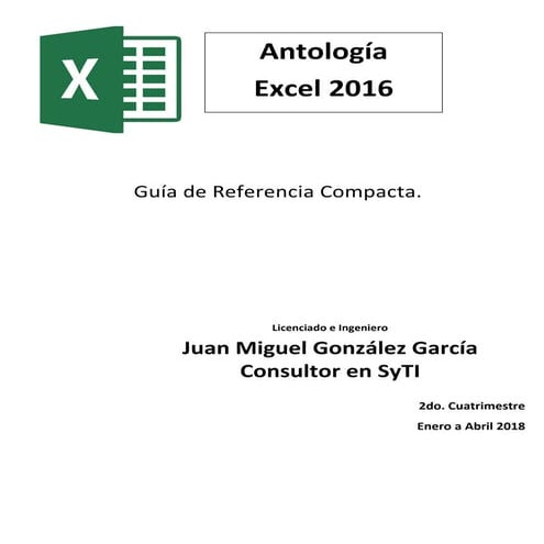 Antología de Excel