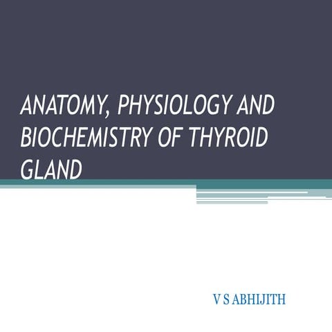 Anatomy of Thyroid and Parathyroid gland | PPT