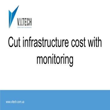 DevOps Days Kyiv 2019 -- Cut infrastructure cost with monitoring // Anton Chu...