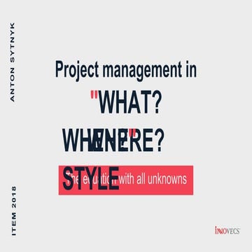 Anton Sytnyk ITEM 2018