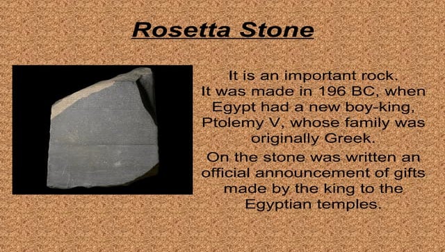 Rosetta Stone Definition