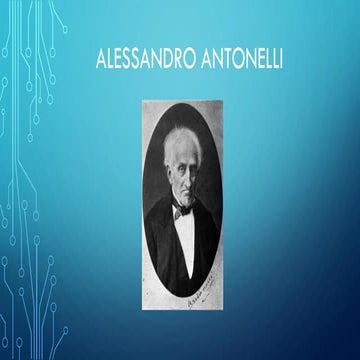 ALESSANDRO ANTONELLI PPT