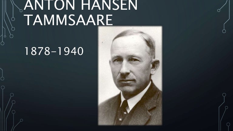 Anton hansen tammsaare