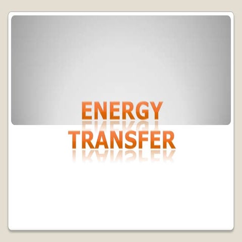 Antonio  energy transfer