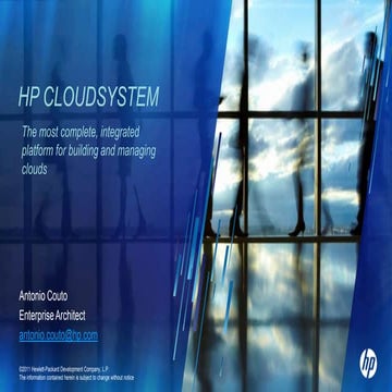 HP - Seminário Computação em Nuvem 2011