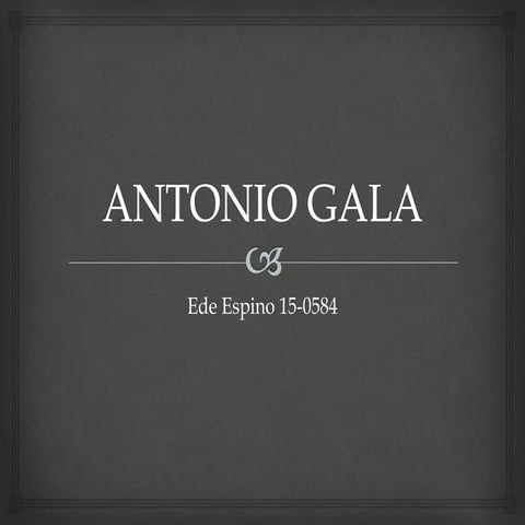 Antonio gala