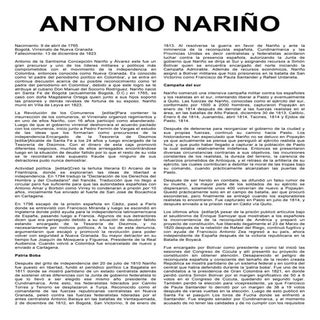 Antonio nariño