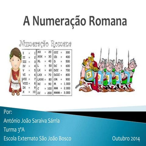 Numeracão romana | PPTX