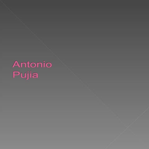 Antonio pujia