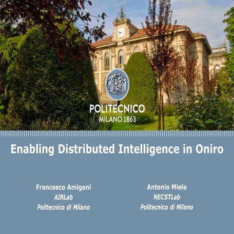SFScon21 - Antonio Miele - EDDIE - Enabling Distributed intelligence in Oniro