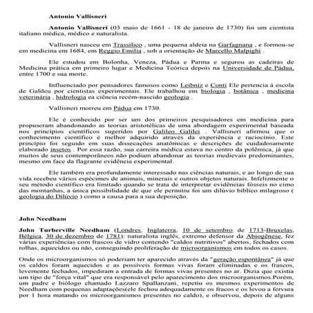 Antonio vallisneri biografias PDF