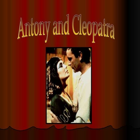 Antony &  Cleopatra Powerpoint