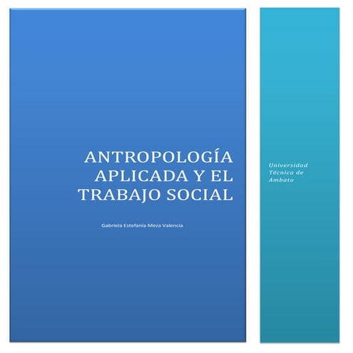 Antropología aplicada | PDF