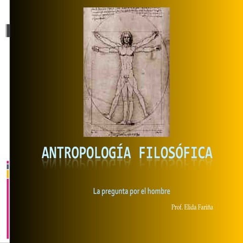 Antropología filosófica 2014