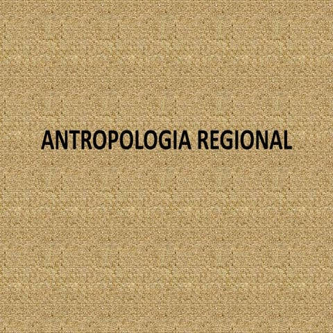 Antropologia regional
