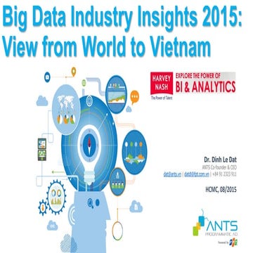 ANTS - EXPLORE THE POWER OF BI & ANALYTICS | BIG DATA INDUSTRY INSIGHT 2015