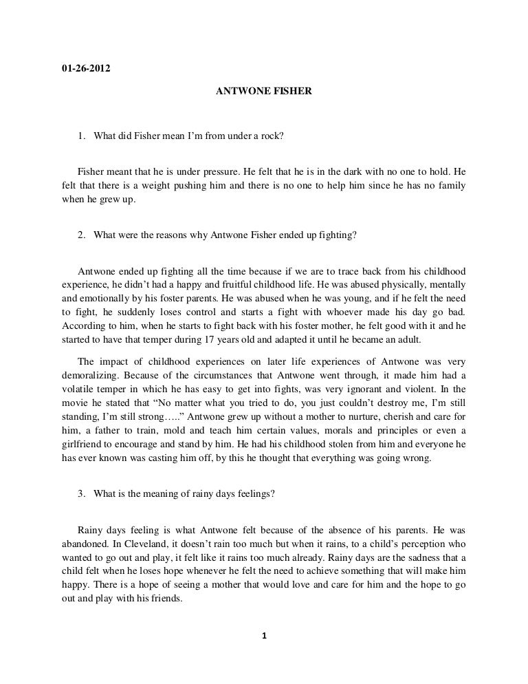 Antwone fisher movie picture